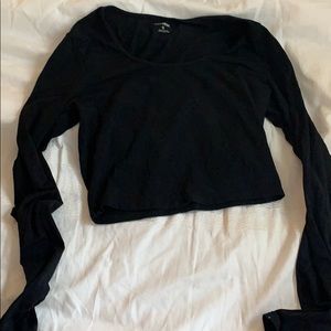 Express Long Sleeve Crop Top
